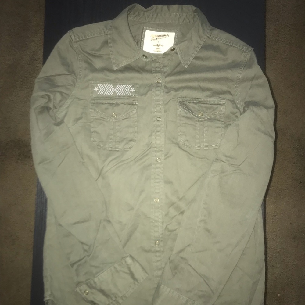 ARIZONA JEAN Button Down Shirt Jacket